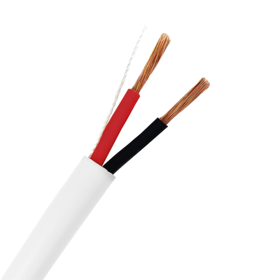 Bobina de 152 Metros (500 Pies) / 18AWG 2 Conductores / Cable Profesional de ALTA FIDELIDAD 100% Cobre / Libre de Oxígeno / Interior / Color Blanco / Para Aplicaciones de Audio, Control de Acceso y Automatización