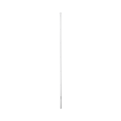 Poste de Esquina para Cerca Electrificada. Tubo Galva. de 1.4 m, cal. 18 de 1 Diam. + Pintura Blanca. Ideal para 6 Aisladores