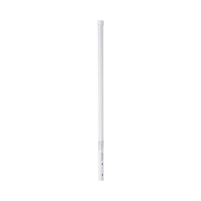 Poste de Esquina de 0.8m para Cerca Electrificada. Tubo Galvanizado cal. 18 de 1Diam. con Tapón, ideal para 3 Aisladores.