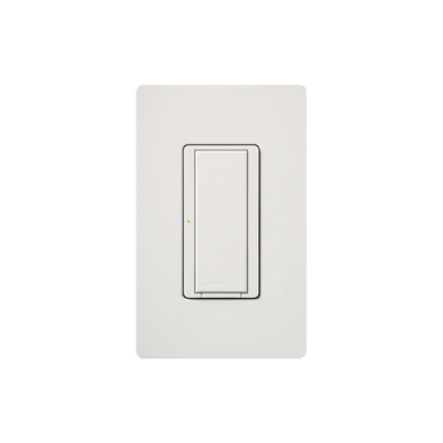 Switch on/off interruptor inalámbrico señal ClearConnect para iluminación de 6 A, ventilador de 1/10 HP, 120 V, requiere cable neutro.