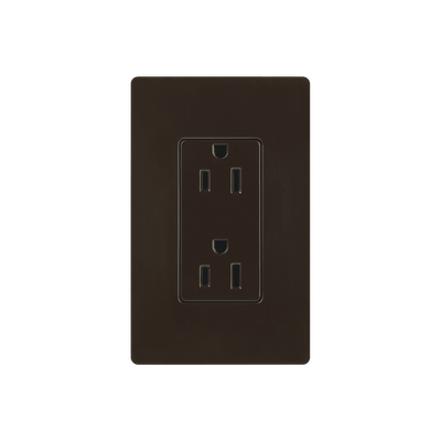 TOMACORRIENTE 120V/15A COLOR CAFE