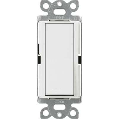 Interruptor Claro, 3 Hilos, 15A, Color Blanco