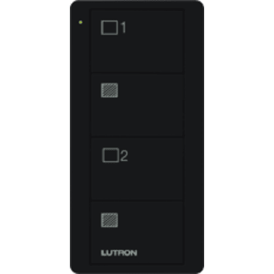 Control remoto PICO inalámbrico con 4 botones encender/apagar grupo/escenas, complemente con un atenuador o switch on/off