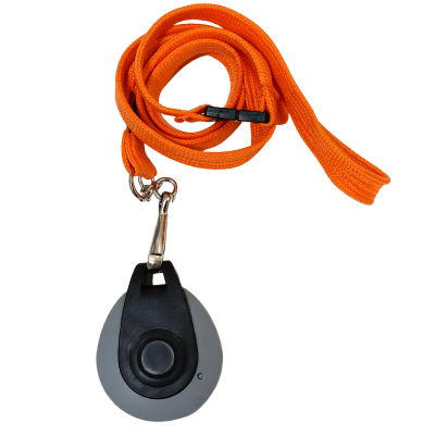Colgante con Botón de Alarma Inalámbrico NX0130/B / Radio Frecuencia 868.30 MHz / Comunicación Bidireccional / Alcance 75 m / Batería CR2354 Duración 2-4 Años / IP65 / Indicador LED Bicolor / Anti-Estrangulamiento