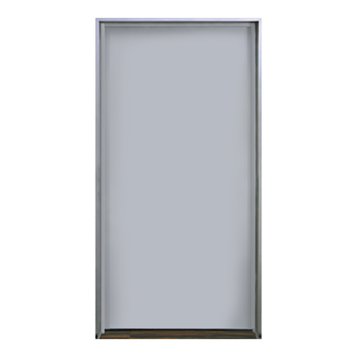 Puerta metálica galvanizada 3 ft x 7 ft