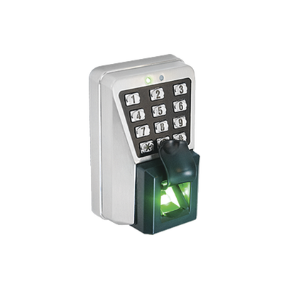 Lector Biométrico de Huella y Proximidad / 3,000 Huellas 30,000 Tarjetas / Teclado / IP65 Antivandalico / TCP/IP RS485 / Control de Acceso