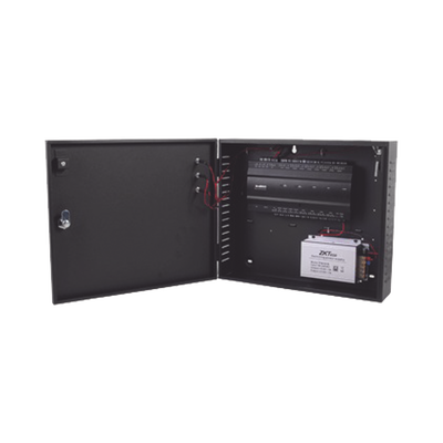 Controlador de Acceso 2 Puertas / 3,000 Huellas 30,000 Tarjetas / TCP/IP / Gabinete y Fuente 12V 5A