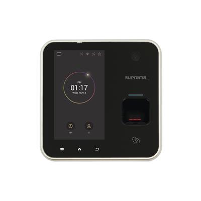 BioStation A2, Lector de Huella con Teclado Touch, Pantalla LCD 5, WiFi, PoE y Lector 125kHz EM