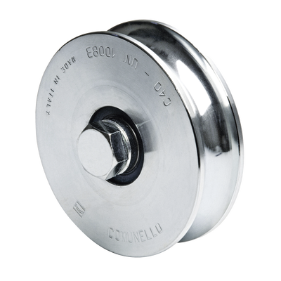 Rueda de 10 cm SIN Soporte / Soporta hasta 425 kg / Canal Tipo U