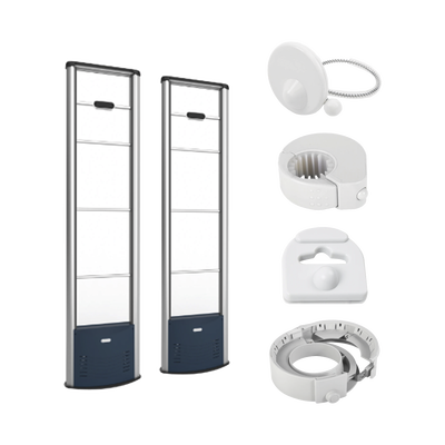 Kit de Arcos EAS para Protección de Ropa, Botellas, con Accesorios RX, TX 8.2 MHz hasta 1.8 m