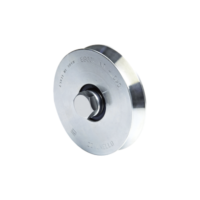 Rueda de 10 cm Para Puertas Corredizas de Hasta 220 Kg / Canal Tipo V