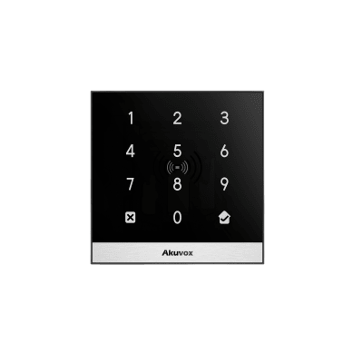 Teclado de Control de Acceso + Bracket de Instalación / Administración 100% en la Nube / Interfaz WEB / POE / Lector Prox 125 kHz / MIFARE 13.56MHz / NFC / APP Smart Plus / Control de 1 Puerta / PIN Para Visitas / IP65