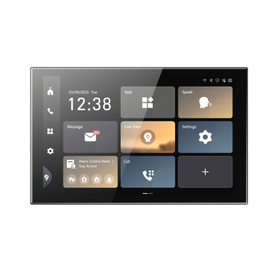 Monitor Interior Inteligente 9 Series / Pantalla Táctil IPS 10.1 1920x1200 / Android 14 / WiFi 6 / PoE / Gestión Unificada de Seguridad