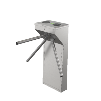 Torniquete Trípode Bidireccional de Acero Inoxidable SUS304 / 2 Millones MCBF / Apertura en Caso de Emergencia / Integrable con cualquier Sistema de Control de Acceso / Indicadores LED de Entrada-Salida