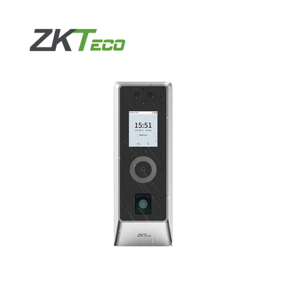 Lector Autónomo Facial y QR / 30,000 Rostros / IP66 IK07 / TCP/IP Wiegand RS485 / Exterior / ZKBio CVSecurity