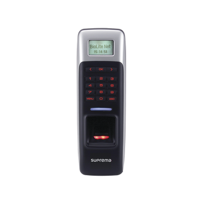 BioLite Net Lector de Huella con Teclado y PROX ( 13.56MHz Mifare / DesFire) Uso con BioStar 1 / Protección IP65