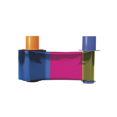 Ribbon Full Color YMCKK 500 Imágenes para HDP/ Doble Panel Negro