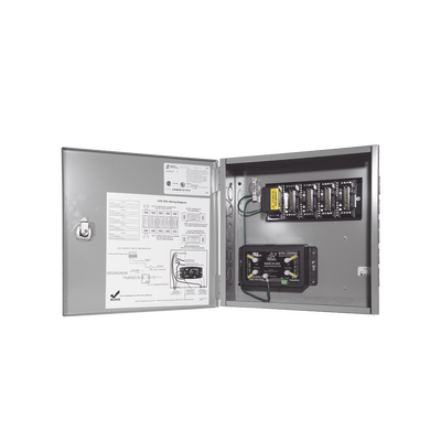 Protector todo en uno alimentación 120 Vca, base para 5 módulos DTK-2MHLP para lazos SLC/IDC/NAC.