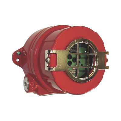 Detector De Flama Multi-Espectro Dual IR/UV, Tecnología Avanzada, Aluminio Libre de Cobre, Entradas 2x3/4 NPT, Certificaciones FM, cFM Clase I, División 1, Grupos A,B,C,D. Clase II División 1 Grupos E,F,G, Clase III