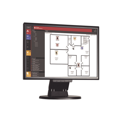 Monitor LED HD / 24 pulgadas / Listado UL / Pantalla Táctil / Bocinas Integradas / para Estación ONYXWorks de NOTIFIER