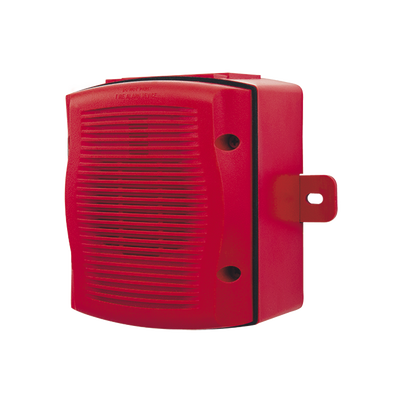 Bocina para Exterior, Montaje en Pared, Color Rojo