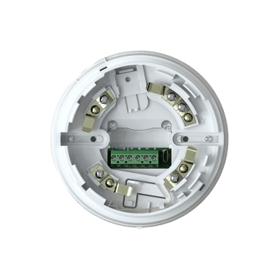Base Direccionable con Indicadores de Alarma | Serie Enea | Acústico | 14 a 104 Tonos | 98 dB a 1 m | Alimentación por Lazo | Sincronización | Aislador incluido | LED Multicolor