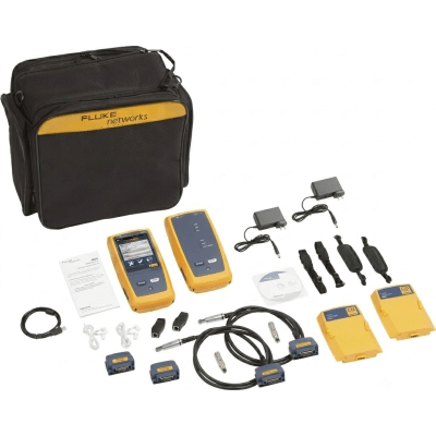 Certificador DSX-5000 para Cable de Cobre Cat5e, Cat6 y Cat6A, Precisión de Nivel V (1 GHz), Con WiFi Integrado y Pantalla LCD de 5.7 Pulgadas (14.48 cm), Versión Internacional