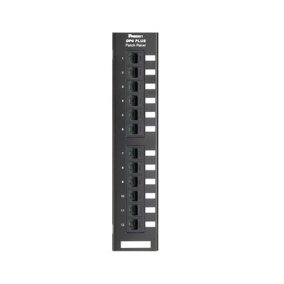 Panel de Parcheo de Impacto 110, Categoría 6, Montaje en Pared Usando Accesorio Wb89d, de 12 Puertos