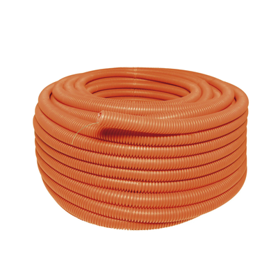 Manguera Poliducto Corrugado 3/4 x 50 m, Con Guía, Polietileno Alta Densidad HDPE, Resistente a Intemperie.
