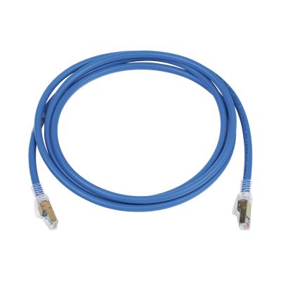 Patch Cord Z-MAX Cat6A UTP, CM/LS0H, 2.13 Metros (7 Pies), Color Azul