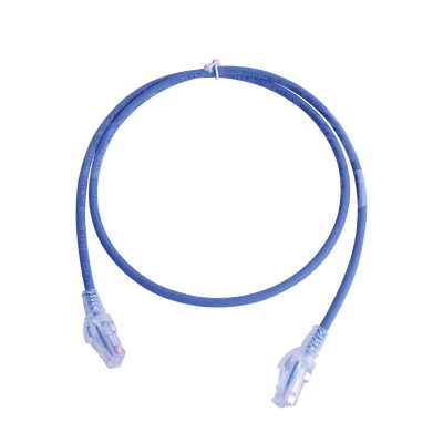 Patch Cord MC6 Modular Cat6 UTP, CM/LS0H, 0.91 Metros (3 Pies), Color Azul